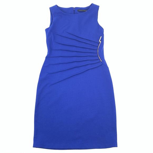Robe Noire Professionnelle/décontractée Ivanka Trump - Taille 4 (US) - Manches Courtes - Genoux - Neuf Avec étiquettes